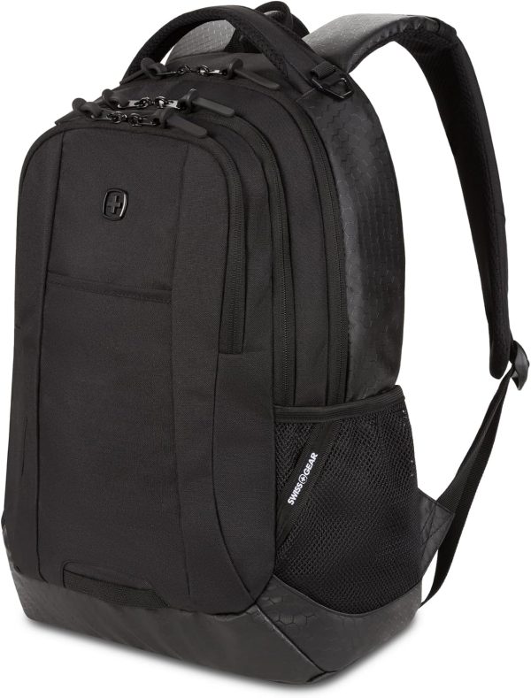 SwissGear Cecil 5505 Laptop Backpack, Black Hex, 18-Inch - Image 9